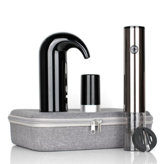 Rynx | Portable Home Wine Electric Decanter and Electric Corkscrew Wine Set
