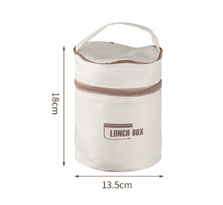 Rynx | IsoPro™ Multi-layer Insulated Lunch Box | Thermo Box for Hot and Cold Dishes | FREE Carry Bag