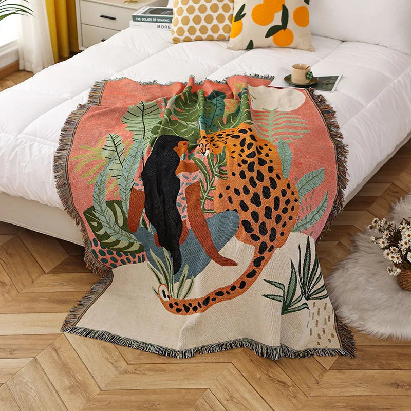 Rynx | Floral Garden Throw Blanket