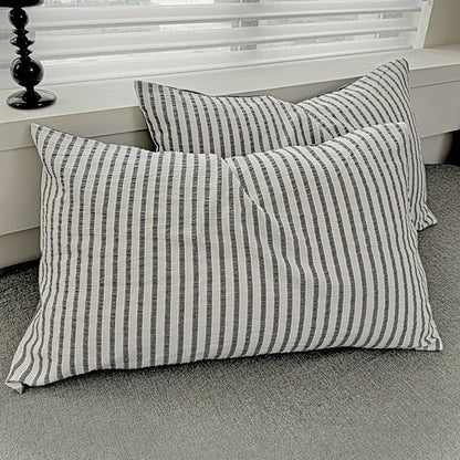 Rynx | Vertical Stripes Bedding Duvet Set Duvet Cover Sheet Set Pillowcases Bedding Set Queen/King Bed Comforters