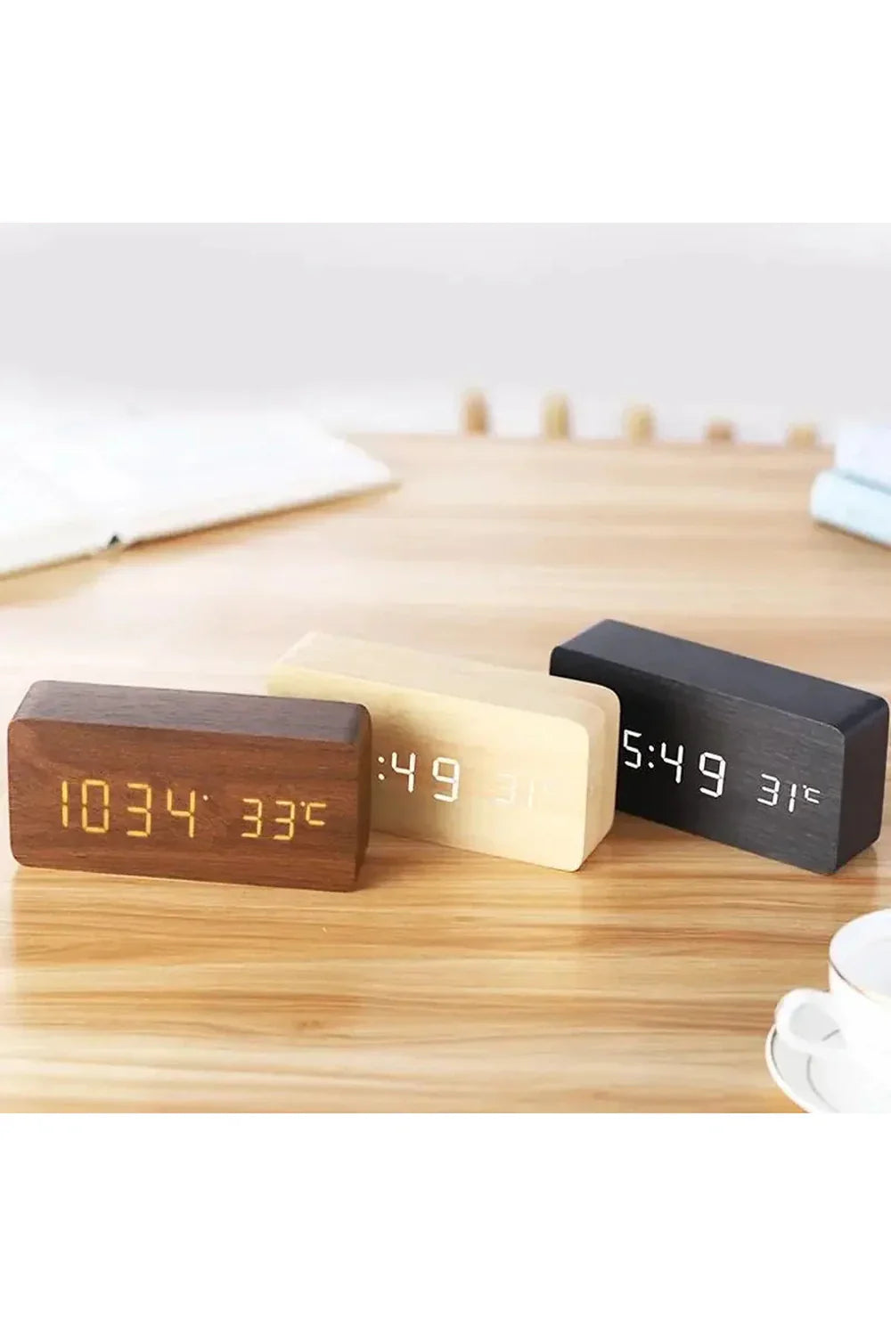 Rynx | Wood LED Digital Clock