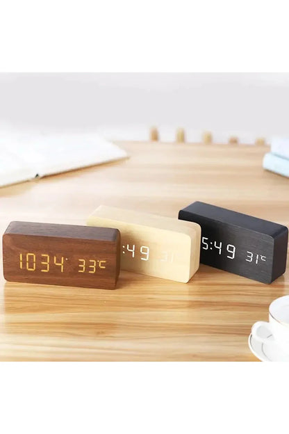 Rynx | Wood LED Digital Clock