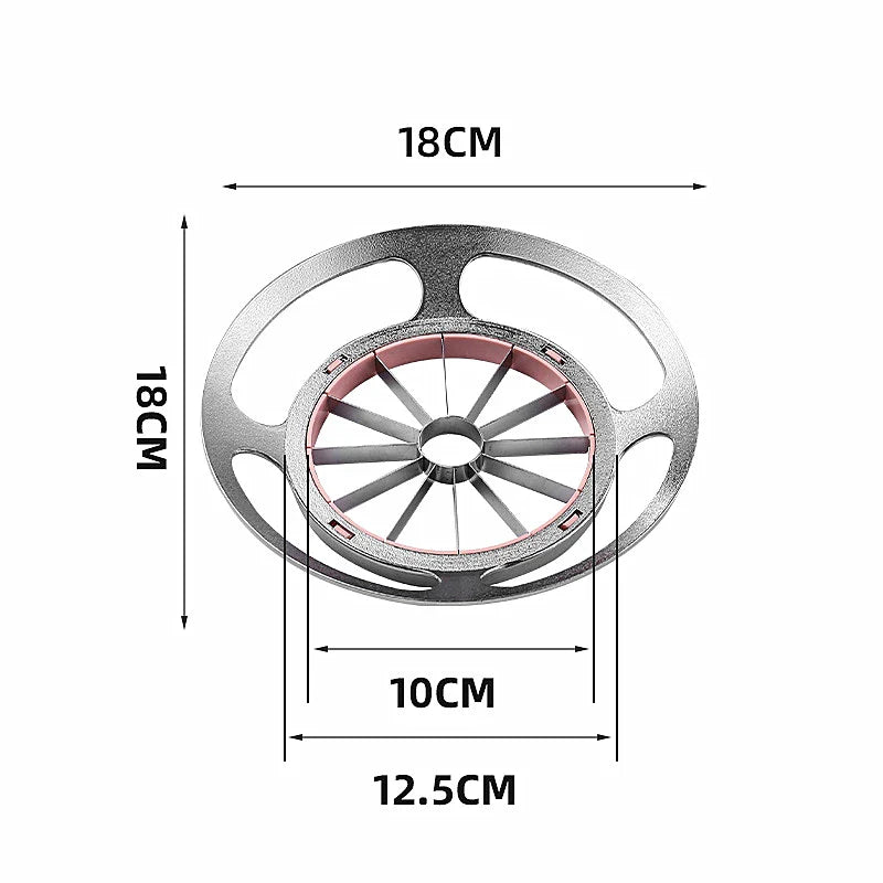 Rynx | Versatile 8-in-1 Stainless Steel Kitchen Tool: Apple Corer, Slicer, Fruit Splitter, Pear Divider, Cutting Knife, Vegetable Chopper, and More!