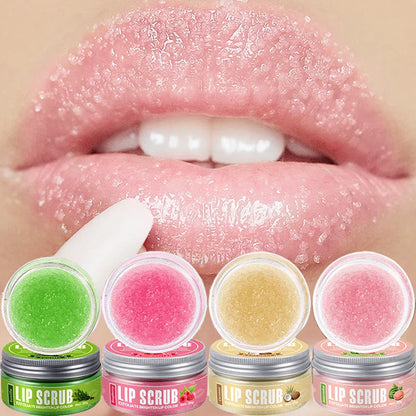 Rynx | Hydrating Fruit Flavor Lip Scrub Reduces fine lines of the lips Moisturizes Nourishing Exfoliating dead skin Lip balm Lip mask Makeup