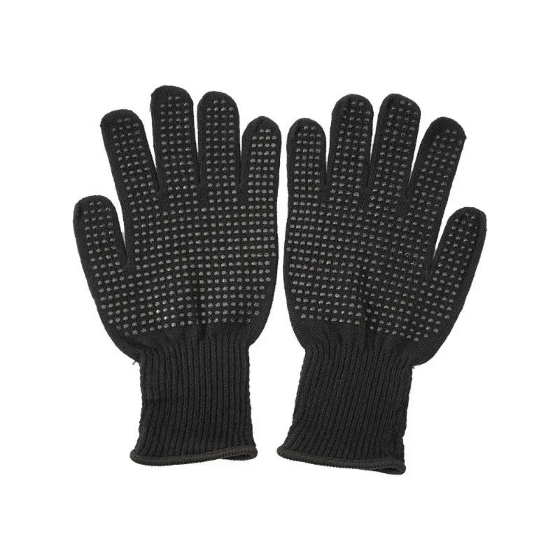 Rynx | New Double-Sided Hair Straightener Curling Tong: Heat-Resistant Hairdressing Finger Gloves - Salon Tools for Hair Styling