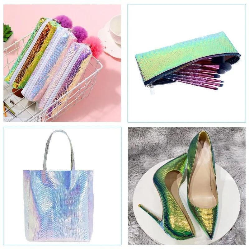 Rynx | Iridescent Dragon Scale Leather for enchanting DIY creations