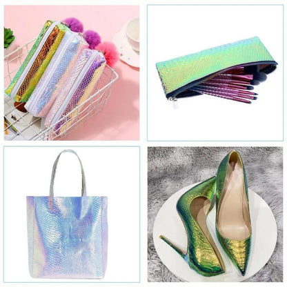 Rynx | Iridescent Dragon Scale Leather for enchanting DIY creations