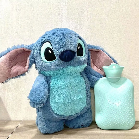 RYNX | Kawaii Turo Lilo Stitch Plush Blanket With Hot Water Bottle.