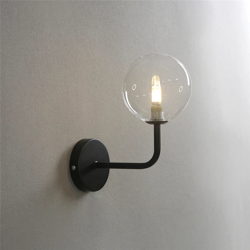 Rynx | NordicLuxe - Glass wall lamp - Modern LED lamp for bedroom and living room