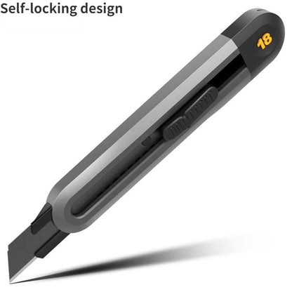 Rynx | Deli Black SK2 Steel Utility Knife: The ultimate solution for precise cutting