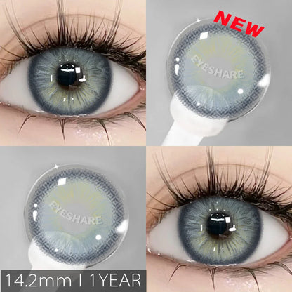 Rynx | New natural colors contact lenses for the eyes 2pcs./1pair colored beautiful pupil color lenses yearly brown eyes contact