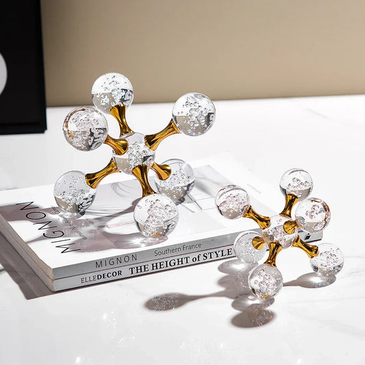 Rynx | Helix Crystal Molecule Decor