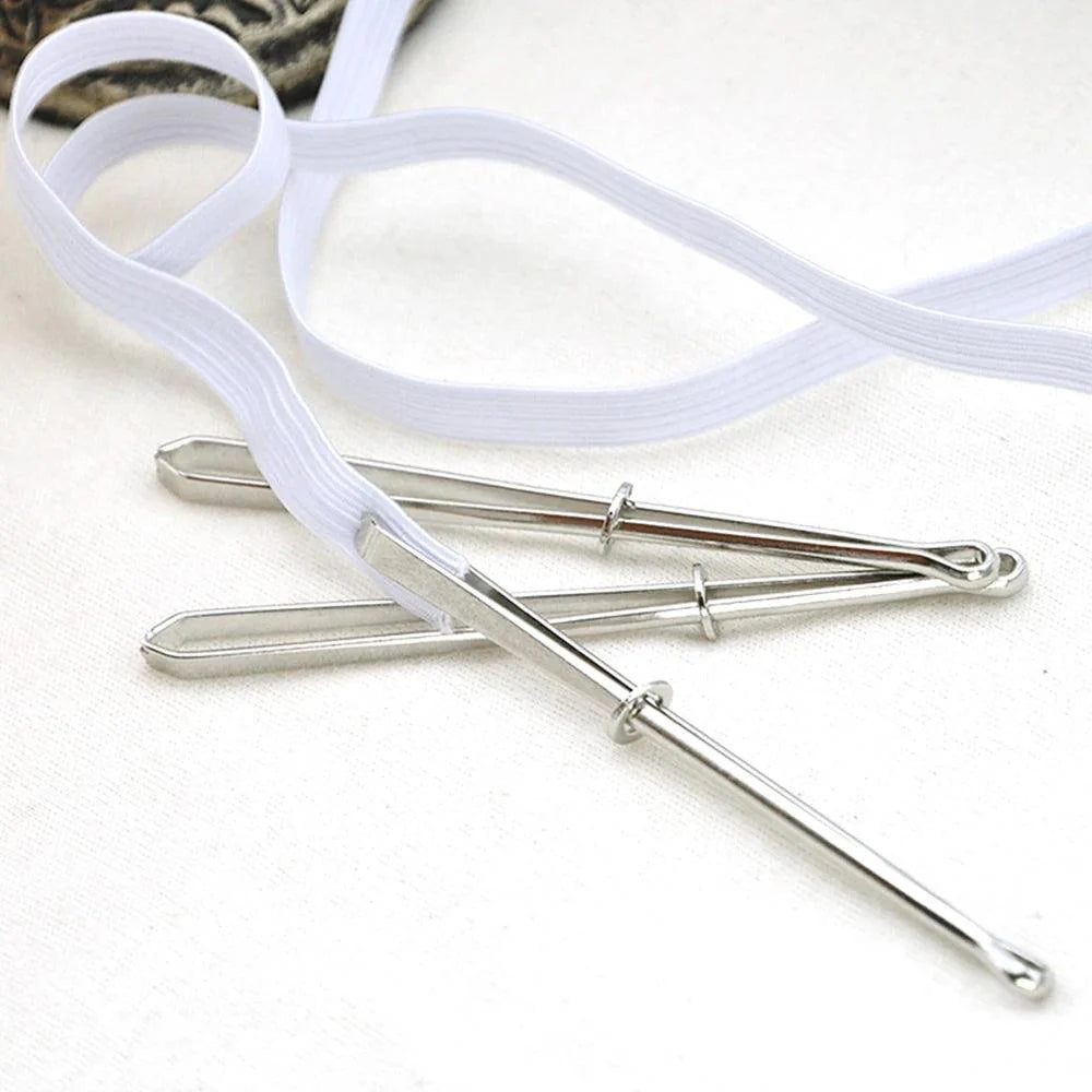 Rynx | Sewing Revolution: Premium Stainless Steel Bodkin Threader with Elastic Clips