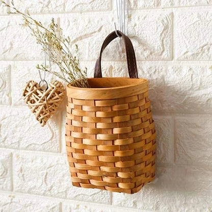 Rynx | Woven Bamboo Wall Baskets for Elegant Plant and Flower Arrangements