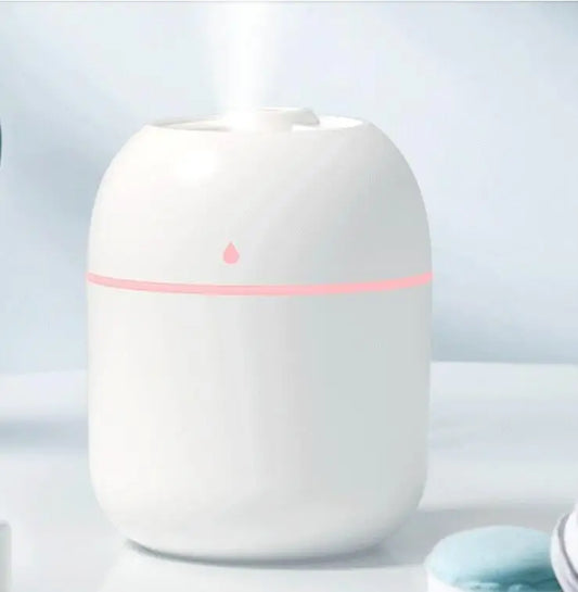 Rynx | 250ML USB Mini Air Humidifier - Ultrasonic Aroma Essential Oil Diffuser with LED Lamp for Home and Car