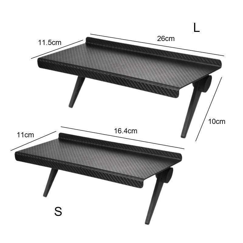 Rynx | Multifunctional adjustable media shelf with cable management - contemporary device holder