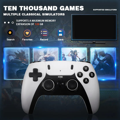 RYNX | Game Stick 4K Pro + 2 Ps5 Controllers