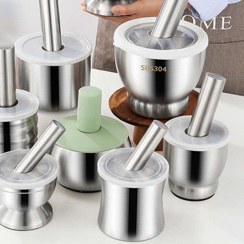 Rynx | Stainless Steel Effortless Garlic Grinding Bowl