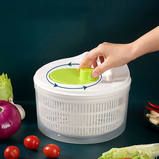 Rynx | Creative Manual Vegetable Dehydrator and Salad Spinner: Hand Crank Kitchen Gadget for Efficient Fruit and Vegetable Drying