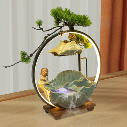 Rynx | Waterfall Fortune LED Incense Burner Zen Decor