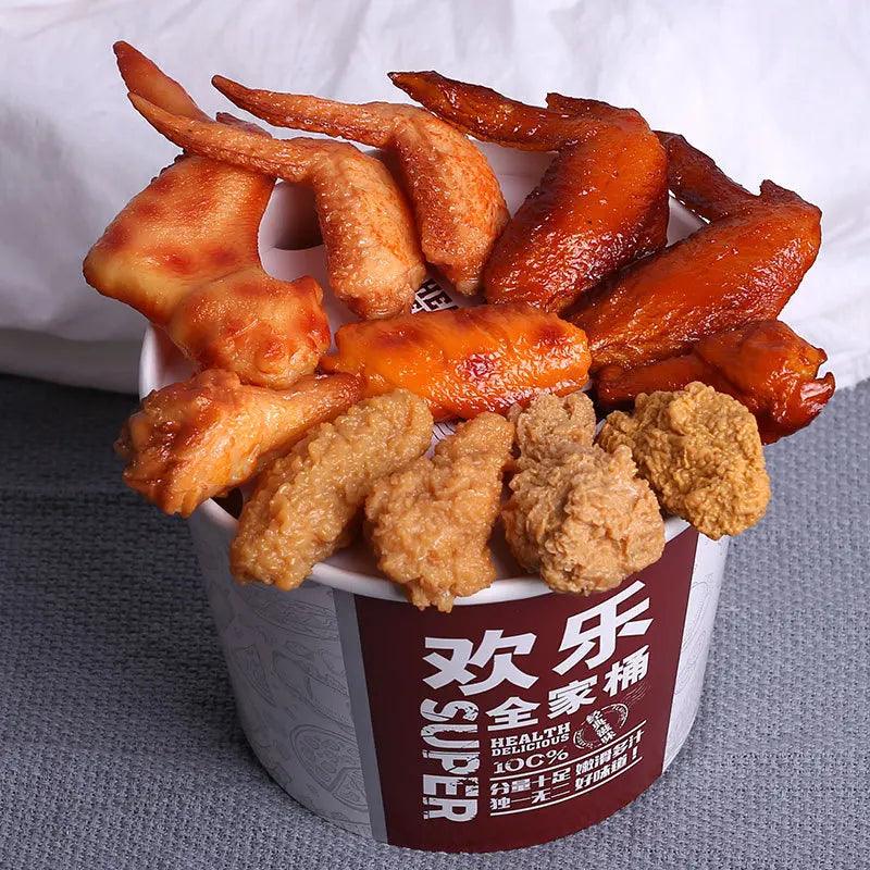 Rynx | Realistic PVC Fried Chicken Legs and Wings Props for KFC Theme Events and Displays