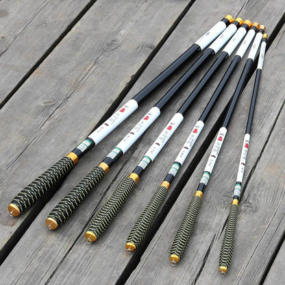 Rynx | Premium Carbon Fiber Telescopic Fishing Rod for Freshwater Adventures - Adjustable Lengths from 2.7 to 7.2 Meters