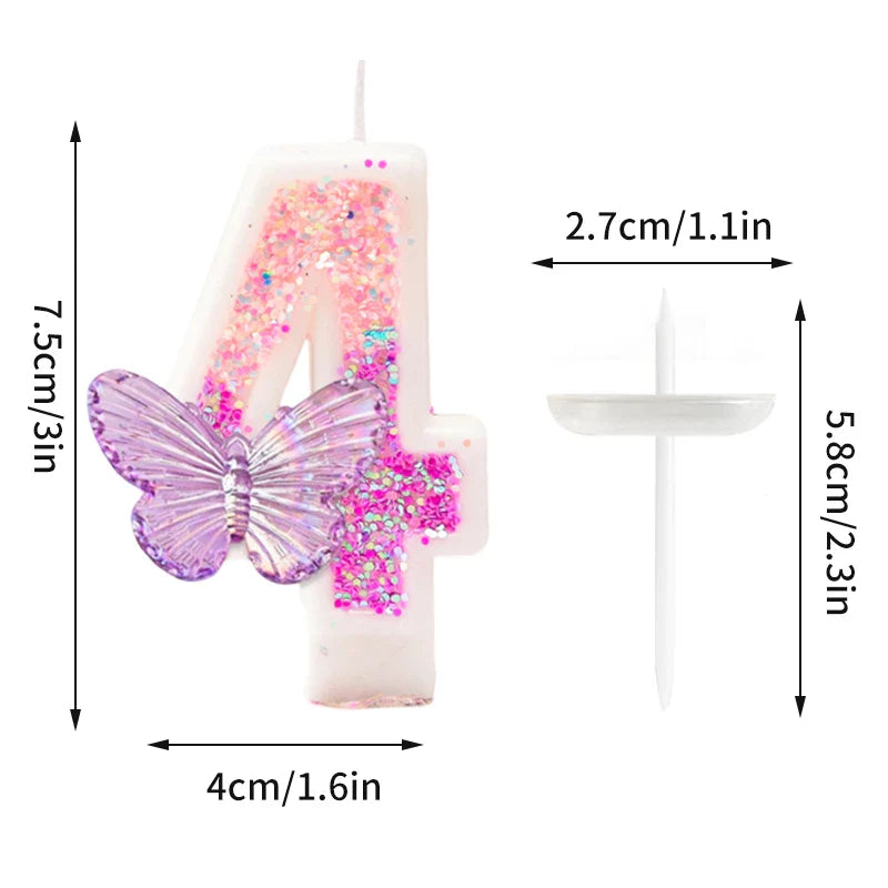 Rynx | Crown Number Candles for Birthdays – Digital 0-9 Cake Decoration with Ocean Starfish and Seashells Cake Topper for Anniversary and Special Days