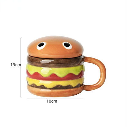 Rynx | Yummy Hamburger-Shaped Ceramic Hamburger Mug