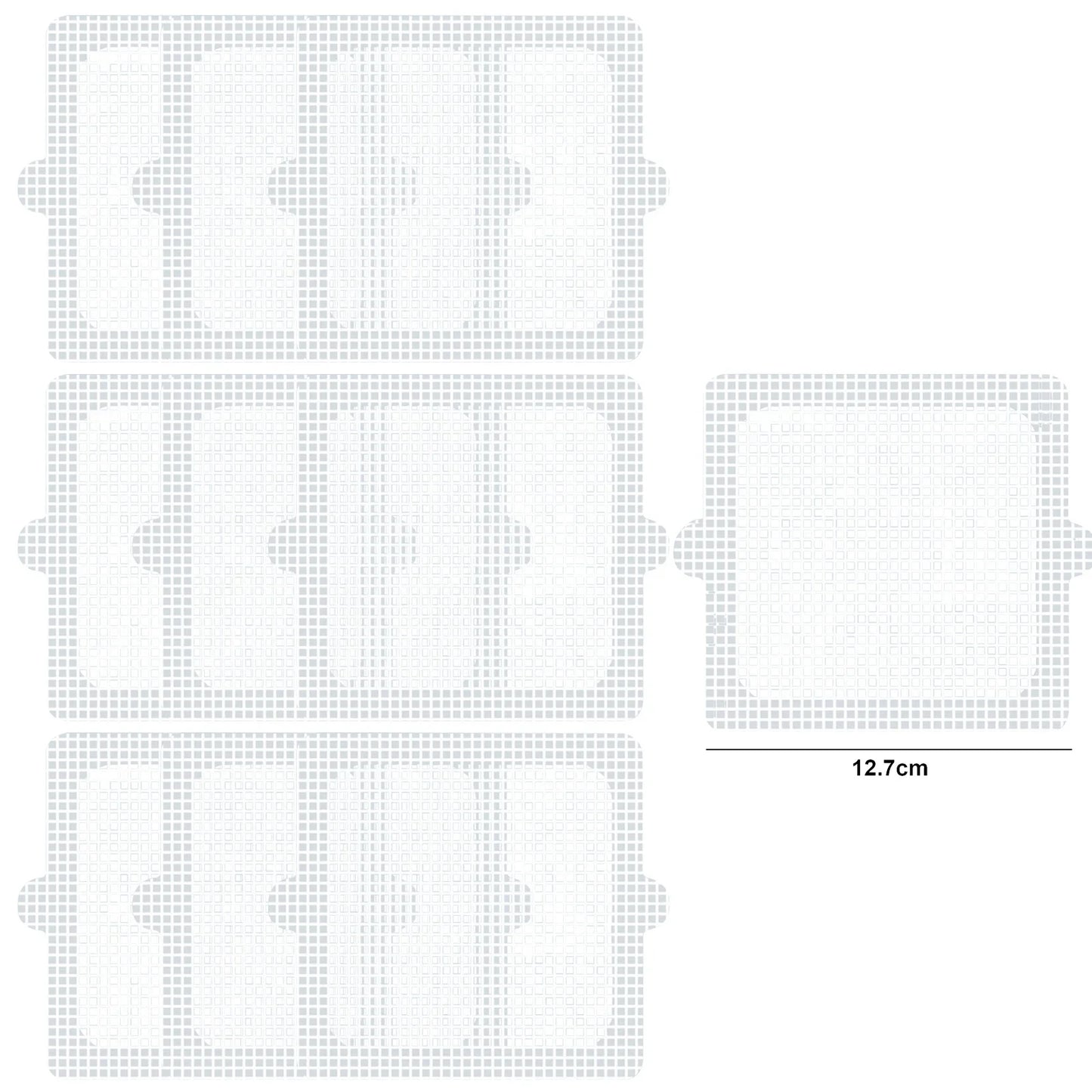 Rynx | Self-Adhesive Shower Drain Hair Catcher - Disposable Mesh Sink Strainer Filter - Cuttable Floor Drain Stickers for Bathroom (10/5m)