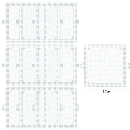 Rynx | Self-Adhesive Shower Drain Hair Catcher - Disposable Mesh Sink Strainer Filter - Cuttable Floor Drain Stickers for Bathroom (10/5m)