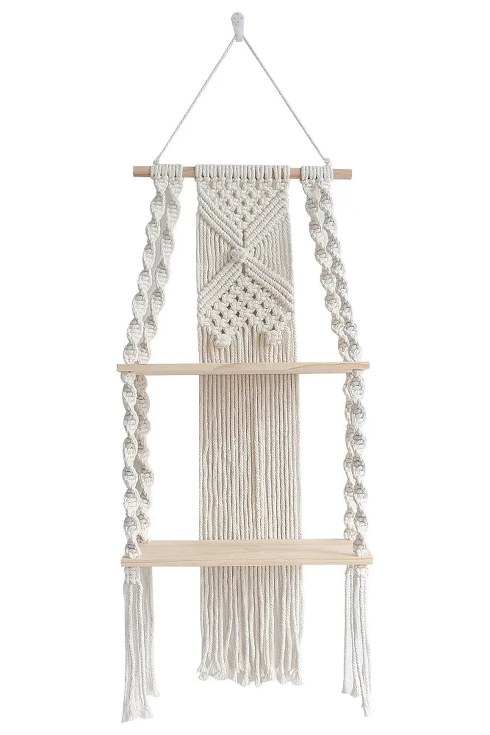 Rynx | Macrame Hanging Shelf