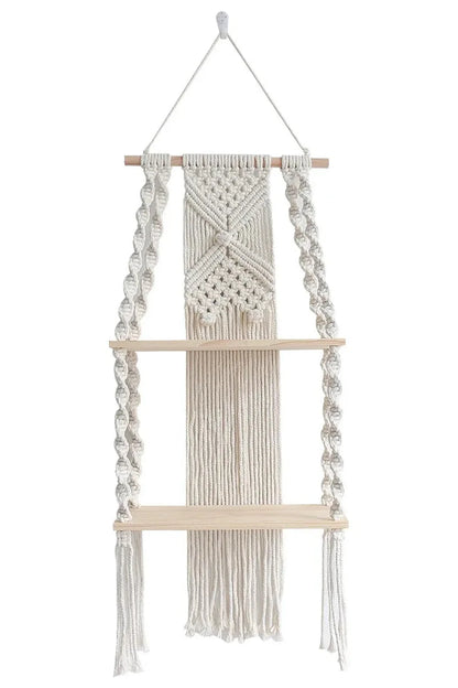 Rynx | Macrame Hanging Shelf