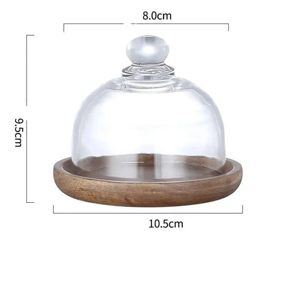 Rynx | Stylish eco-friendly glass storage jars with acacia wood lids for chic kitchen organization
