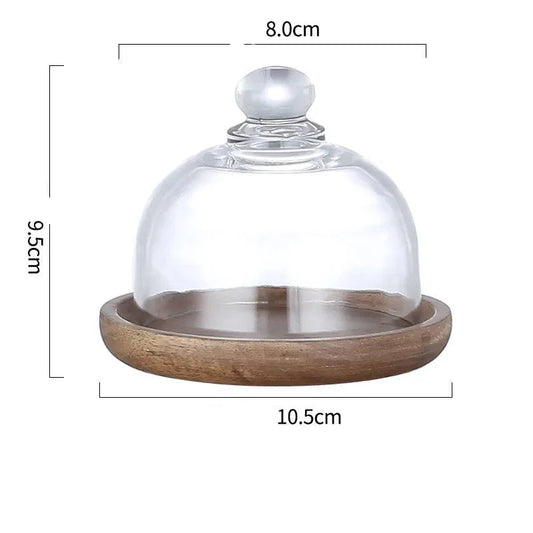 Rynx | Stylish eco-friendly glass storage jars with acacia wood lids for chic kitchen organization