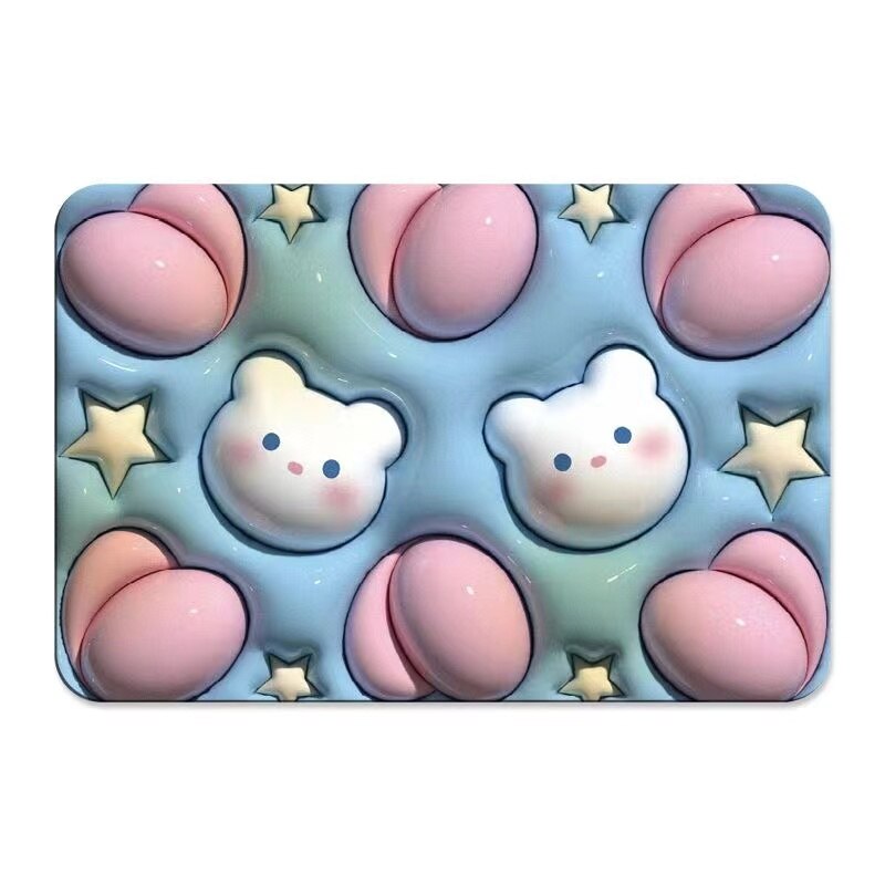 Rynx | Non-Slip Cartoon Colorful Fun Quick Water Absorbent Mat