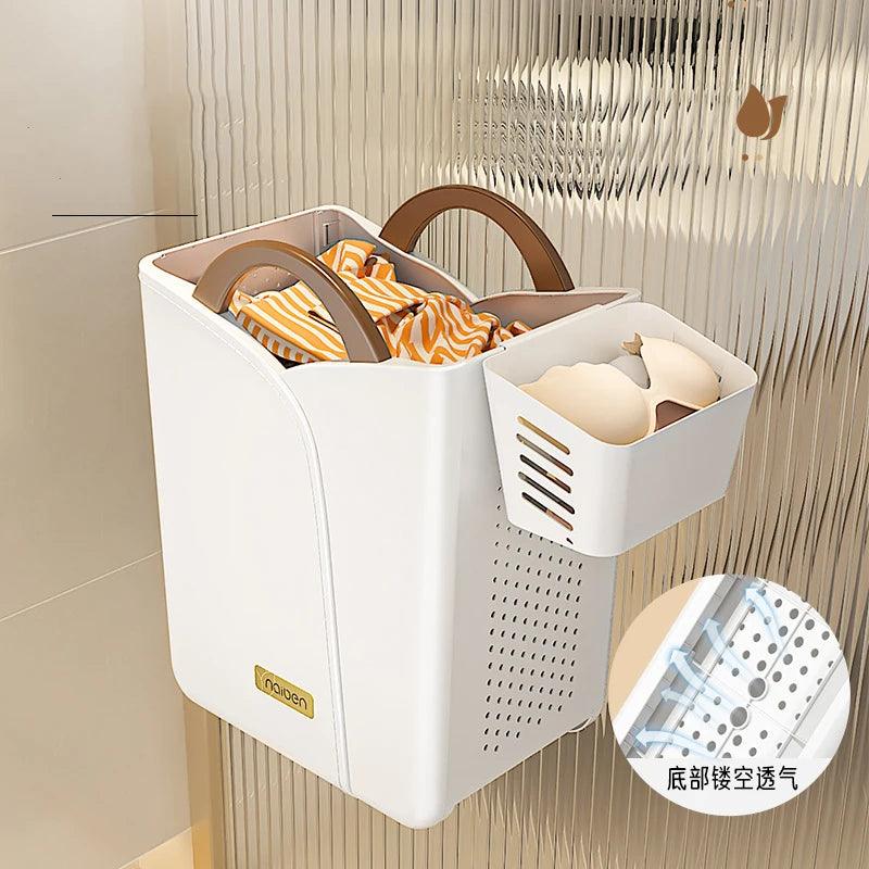 Rynx | Elegant space-saving laundry basket for practical organization