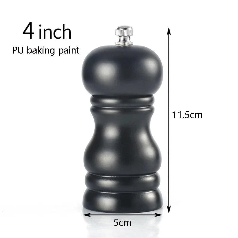 Rynx | Elegant adjustable salt and pepper mill set made of solid wood for outdoor dining