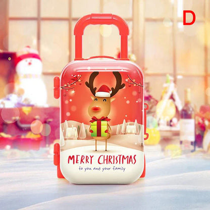 Rynx | Festive Charms in a Box: Christmas Metal Tinplate Mini Suitcase - Your All-in-One Holiday Organizer!