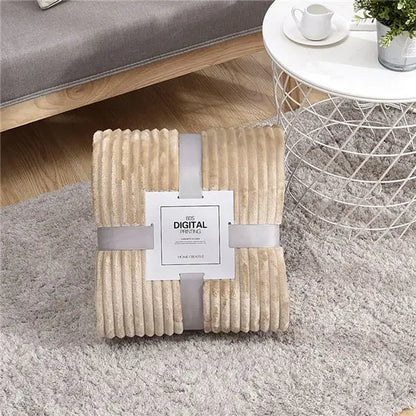 Rynx | Soft Ribbed Plush Blanket