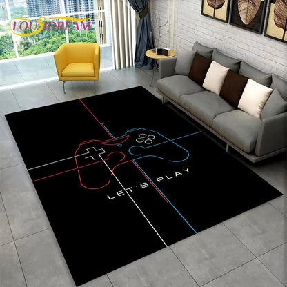 Rynx | Alex 3D Gamer Playmat Carpet - Large Non-Slip Carpet for Kids & Living Room