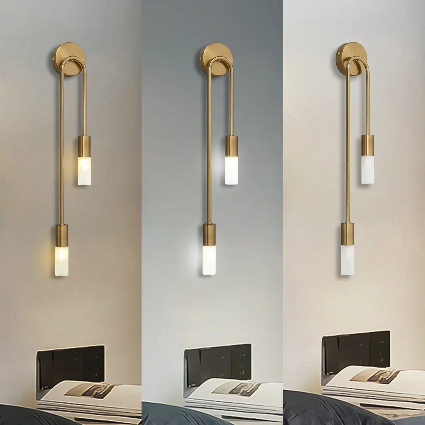 Rynx | Modern Wall Lamp in Gold