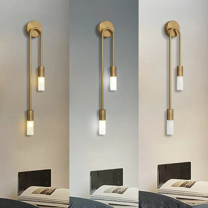 Rynx | Modern Wall Lamp in Gold