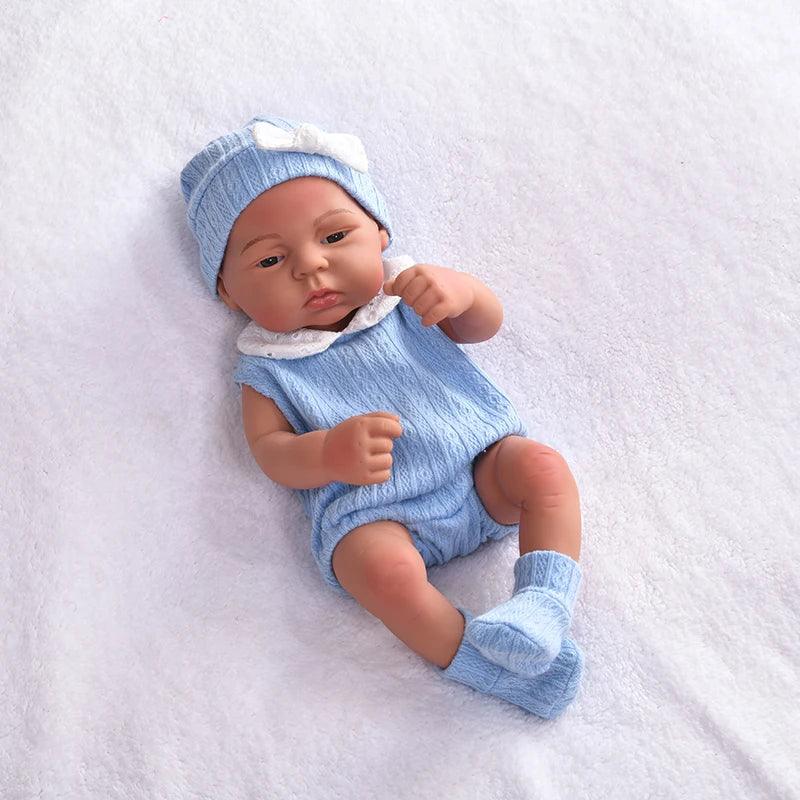Rynx | 16-Inch Life-Like Reborn Baby Girl Doll - Realistic Full Vinyl Body with Outfit, Ideal for Gifts and Collectors