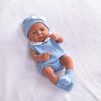 Rynx | 16-Inch Life-Like Reborn Baby Girl Doll - Realistic Full Vinyl Body with Outfit, Ideal for Gifts and Collectors