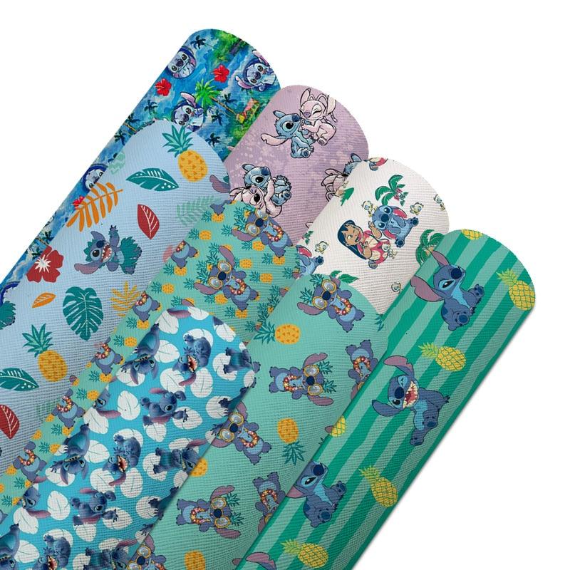 Rynx | Lilo and Stitch Cartoon Vinyl Faux Leather Craft Sheet: Ignite Your Imagination