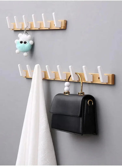 Rynx | Stylish wall coat rack made of solid wood for elegant home organization