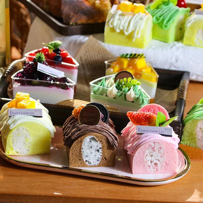 Rynx | Realistic Faux Fruit Cake Model for Home Decor and Photography - 1 pc. FCYY-MIX2