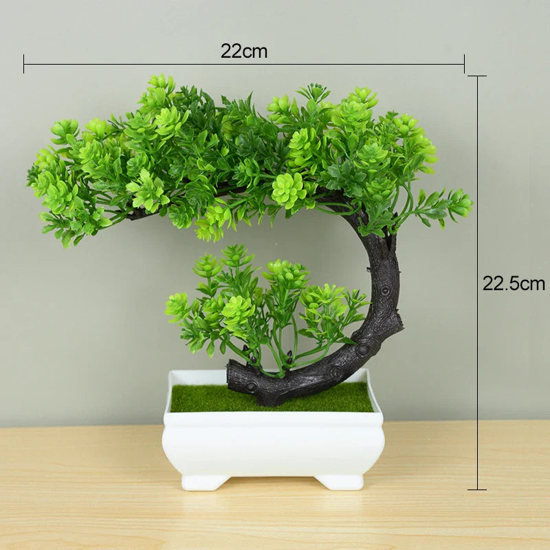 Rynx Artificial Plants Bonsai Small Tree Pot Fake Plant Flowers Potted Plants Ornaments For Home Room Table Decoration Hotel Garden Decor