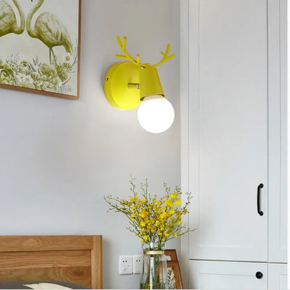 Rynx | AntlerGlow - Modern Adjustable Children's Room Wall Lamp