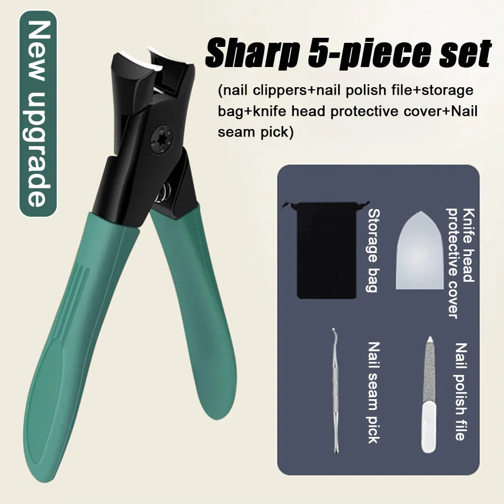 Rynx | 2023 New Anti-Splash Nail Clippers - Large Size Single Nail Trimmer for Thick and Hard Nails, Household Essential